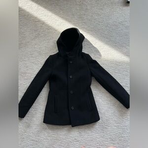 Aritzia Babaton Brady Coat in black size S
